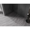 Mexen Kioto-X Duschwand Walk-in 90 x 200 cm, transparent 10 mm, Gun Metal - 800-090-101-95-00-X