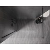 Mexen Kioto-X Duschwand Walk-in 130 x 200 cm, transparent 10 mm, Gun Metal - 800-130-101-95-00-X