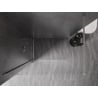 Mexen Kioto-X Duschwand Walk-in 100 x 200 cm, transparent 10 mm, gebürsteter Nickel - 800-100-101-97-00-X