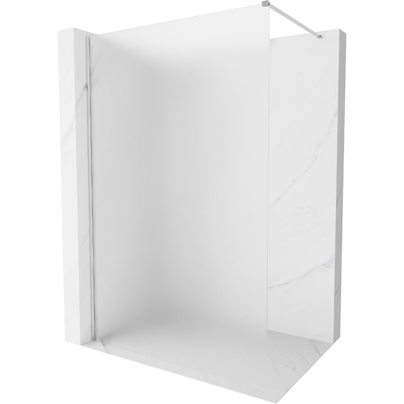 Mexen Kioto-X Duschwand Walk-in 160 x 200 cm, matt 10 mm, chrom - 800-160-101-01-30-X