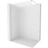 Mexen Kioto-X Duschwand Walk-in 160 x 200 cm, matt 10 mm, chrom - 800-160-101-01-30-X