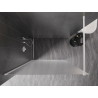 Mexen Kioto-X Duschwand Walk-in 120 x 200 cm, Milchglas 10 mm, weiß - 800-120-101-20-30-X