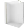 Mexen Kioto-X Duschwand Walk-in 110 x 200 cm, matt 10 mm, gold - 800-110-101-50-30-X