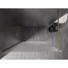 Mexen Kioto-X Duschwand Walk-in 80 x 200 cm, Frost 10 mm, gebürstetes Gold - 800-080-101-55-30-X