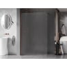 Mexen Kioto-X Duschwand Walk-in 70 x 200 cm, Frost 10 mm, Roségold - 800-070-101-60-30-X