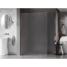 Mexen Kioto-X Duschwand Walk-in 90 x 200 cm, gefrostet 10 mm, gebürstetes Kupfer - 800-090-101-65-30-X