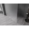 Mexen Kioto-X Duschwand Walk-in 90 x 200 cm, matt 10 mm, gebürstetes Gun Gray - 800-090-101-66-30-X
