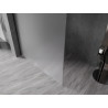 Mexen Kioto-X Duschwand Walk-in 100 x 200 cm, matt 10 mm, schwarz - 800-100-101-70-30-X