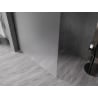 Mexen Kioto-X Duschwand Walk-in 120 x 200 cm, Frost 10 mm, Schwarz - 800-120-101-70-30-X