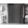 Mexen Kioto-X Duschwand Walk-in 80 x 200 cm, Frost 10 mm, Gun Metal - 800-080-101-95-30-X