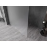 Mexen Kioto-X Duschwand Walk-in 90 x 200 cm, Frost 10 mm, Gun Metall - 800-090-101-95-30-X