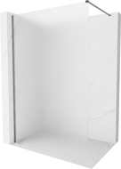 Mexen Kioto-X Duschwand Walk-in 110 x 200 cm, matt 10 mm, Gun Metal - 800-110-101-95-30-X
