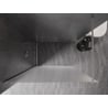 Mexen Kioto-X Duschwand Walk-in 160 x 200 cm, Frost 10 mm, gebürsteter Nickel - 800-160-101-97-30-X