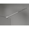 Mexen Kioto-X Duschwand Walk-in 100 x 200 cm, Graphit 10 mm, Chrom - 800-100-101-01-40-X