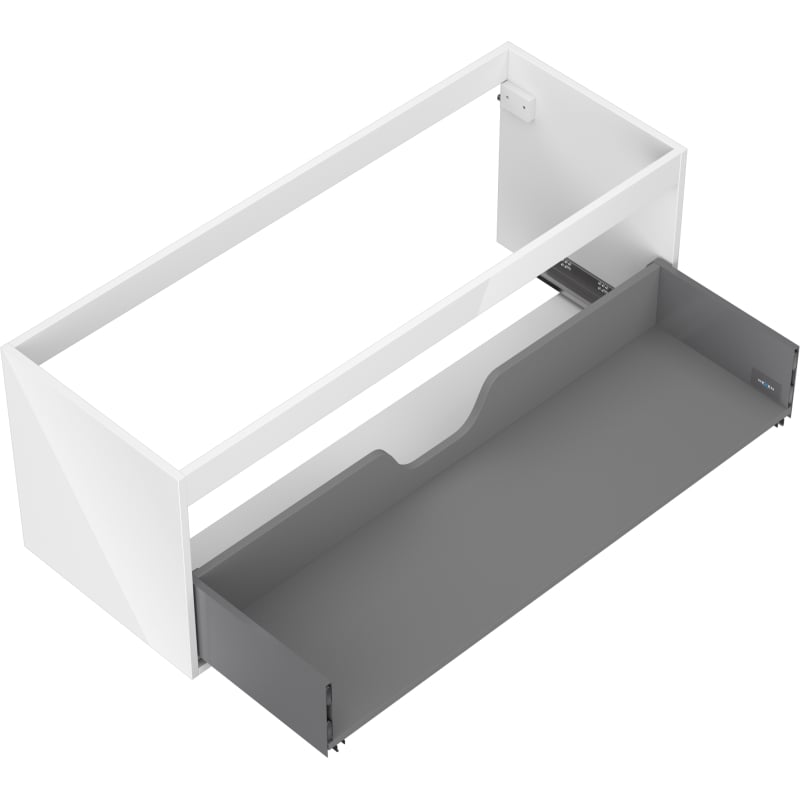 Mexen Box-A Unterschrankgehäuse 120 cm, 1 Schublade, weiß glänzend - 91AX0-1200-470-1-00