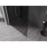Mexen Kioto-X Duschwand Walk-in 90 x 200 cm, Grafit 10 mm, Weiß - 800-090-101-20-40-X