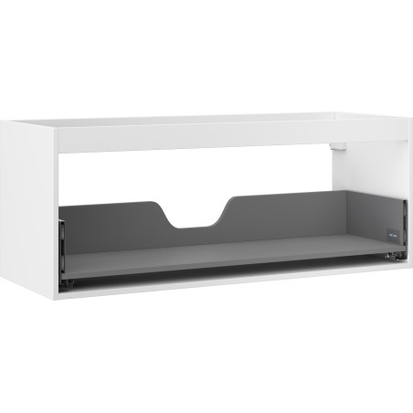 Mexen Box-A Korpus Unterschrank 120 cm, 1 Schublade, Weiß Matt - 91AX0-1200-470-1-01
