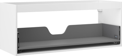 Mexen Box-A Korpus eines 120 cm breiten Waschtischunterschranks, 1 Schublade, weiß matt - 91AX0-1200-470-1-01