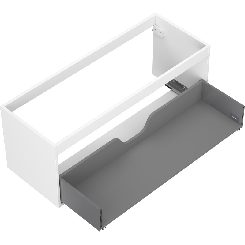 Mexen Box-A Korpus Unterschrank 120 cm, 1 Schublade, Weiß Matt - 91AX0-1200-470-1-01