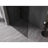 Mexen Kioto-X Duschwand Walk-in 120 x 200 cm, grafit 10 mm, gold - 800-120-101-50-40-X