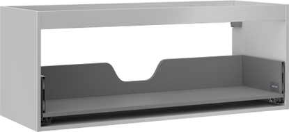 Mexen Box-A Korpus des Waschtischunterschranks 120 cm, 1 Schublade, graumatt - 91AX0-1200-470-1-62