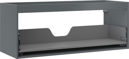 Mexen Box-A Korpus des Waschtischunterschranks 120 cm, 1 Schublade, Graphit matt - 91AX0-1200-470-1-66