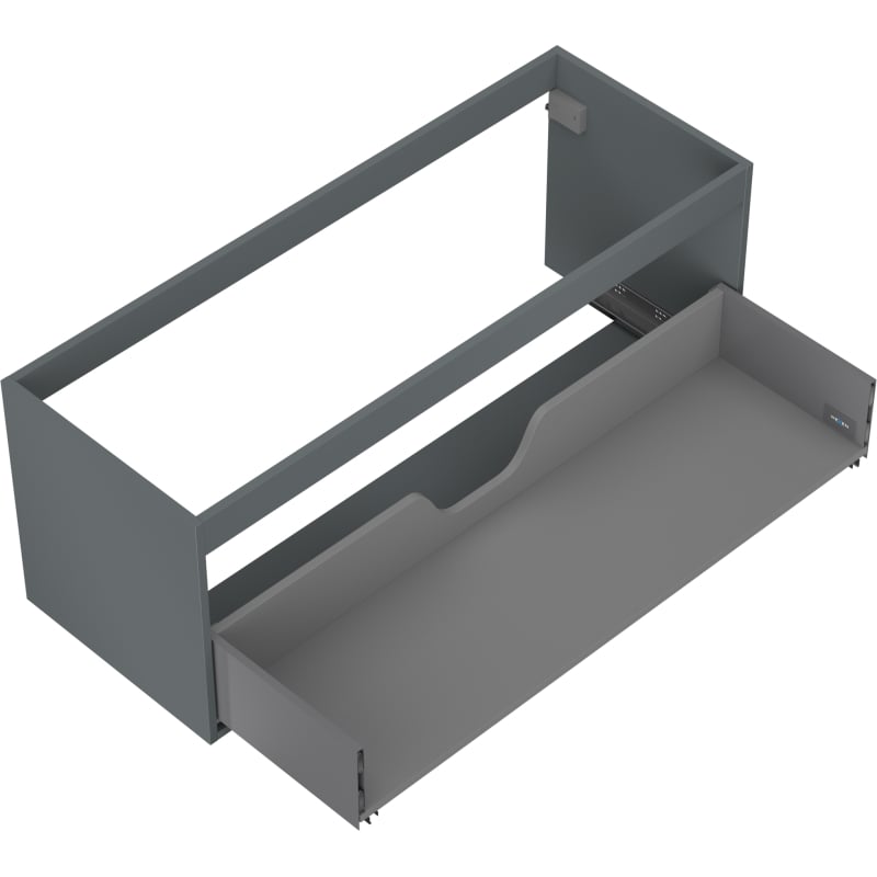 Mexen Box-A Korpus des Waschtischunterschranks 120 cm, 1 Schublade, Graphit matt - 91AX0-1200-470-1-66