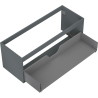 Mexen Box-A Korpus des Waschtischunterschranks 120 cm, 1 Schublade, Graphit matt - 91AX0-1200-470-1-66