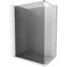 Mexen Kioto-X Duschwand Walk-in 110 x 200 cm, Graphit 10 mm, gebürstetes Kupfer - 800-110-101-65-40-X