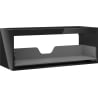 Mexen Box-A Waschtischunterschrank-Korpus 120 cm, 1 Schublade, Schwarz glänzend - 91AX0-1200-470-1-70