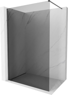 Mexen Kioto-X Duschwand Walk-in 140 x 200 cm, Grafit 10 mm, Gebürstet Gun Gray - 800-140-101-66-40-X