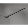 Mexen Kioto-X Duschwand Walk-in 60 x 200 cm, Grafit 10 mm, Schwarz - 800-060-101-70-40-X