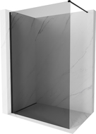 Mexen Kioto-X Duschwand Walk-in 150 x 200 cm, grafit 10 mm, schwarz - 800-150-101-70-40-X