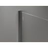 Mexen Kioto-X Duschwand Walk-in 80 x 200 cm, Graphit 10 mm, Gun Metal - 800-080-101-95-40-X