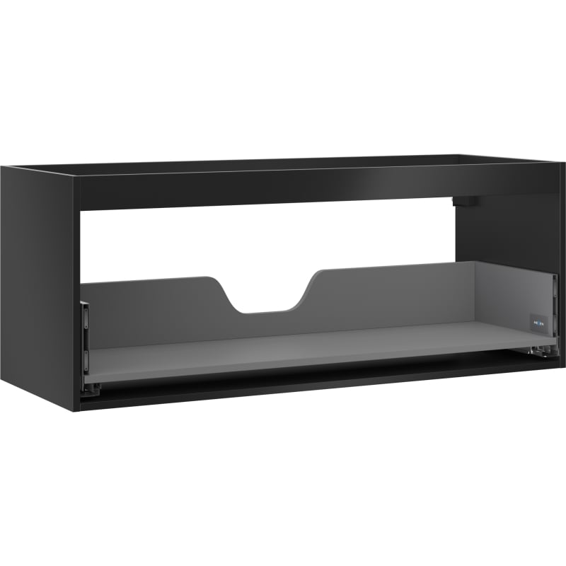 Mexen Box-A Unterschrankgehäuse 120 cm, 1 Schublade, Schwarz Matt - 91AX0-1200-470-1-71