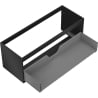 Mexen Box-A Unterschrankgehäuse 120 cm, 1 Schublade, Schwarz Matt - 91AX0-1200-470-1-71