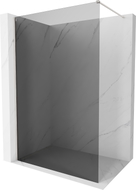 Mexen Kioto-X Duschwand Walk-in 150 x 200 cm, Graphit 10 mm, gebürsteter Nickel - 800-150-101-97-40-X