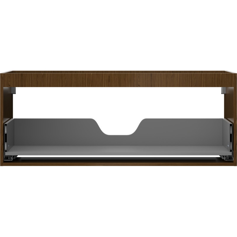 Mexen Box-A Schrankkörper für Waschtisch 120 cm, 1 Schublade, Nuss - 91AX0-1200-470-1-86