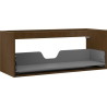 Mexen Box-A Schrankkörper für Waschtisch 120 cm, 1 Schublade, Nuss - 91AX0-1200-470-1-86