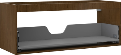 Mexen Box-A Schrankkörper für Waschtisch 120 cm, 1 Schublade, Nuss - 91AX0-1200-470-1-86