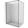 Mexen Kioto-XF Duschwand Walk-in mit Rahmen 60 x 202 cm, transparent 10 mm, schwarz - 800-060-104-70-00-X