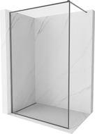 Mexen Kioto-XF Duschwand Walk-in mit Rahmen 110 x 202 cm, transparent 10 mm, Gun Metal - 800-110-104-95-00-X