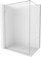 Mexen Kioto-XF Duschwand Walk-In mit Rahmen 60 x 202 cm, Frost 10 mm, Chrom - 800-060-104-01-30-X