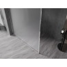 Mexen Kioto-XF Duschwand Walk-in mit Rahmen 70 x 202 cm, Frostglas 10 mm, Chrom - 800-070-104-01-30-X