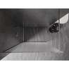 Mexen Kioto-XF Duschwand Walk-in mit Rahmen 90 x 202 cm, Frost 10 mm, Chrom - 800-090-104-01-30-X