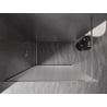 Mexen Kioto-XF Duschwand Walk-in mit Rahmen 150 x 202 cm, mattiert 10 mm, chrom - 800-150-104-01-30-X