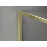 Mexen Kioto-XF Duschwand Walk-in mit Rahmen 70 x 202 cm, mattiert 10 mm, gebürstetes Gold - 800-070-104-55-30-X