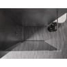 Mexen Kioto-XF Duschwand Walk-in mit Rahmen 130 x 202 cm, Graphit 10 mm, Chrom - 800-130-104-01-40-X