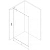 Mexen Kioto-X L Duschwand Walk-in 120 x 200 cm, transparent 10 mm, Chrom - 800-120-107-01-00-X