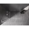 Mexen Kioto-X L Duschwand Walk-in 80 x 200 cm, transparent 10 mm, weiß - 800-080-107-20-00-X